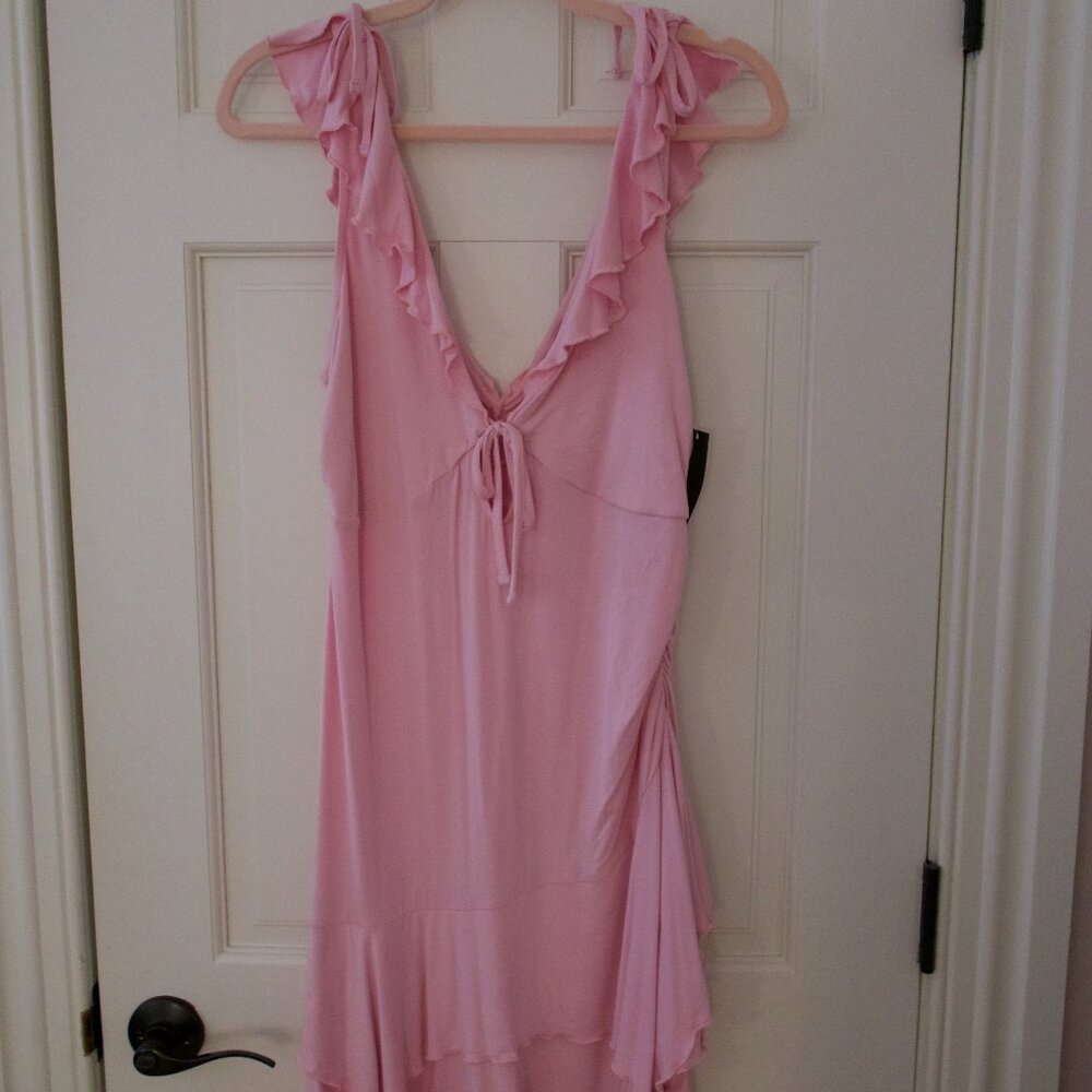 Light pink midi dress
